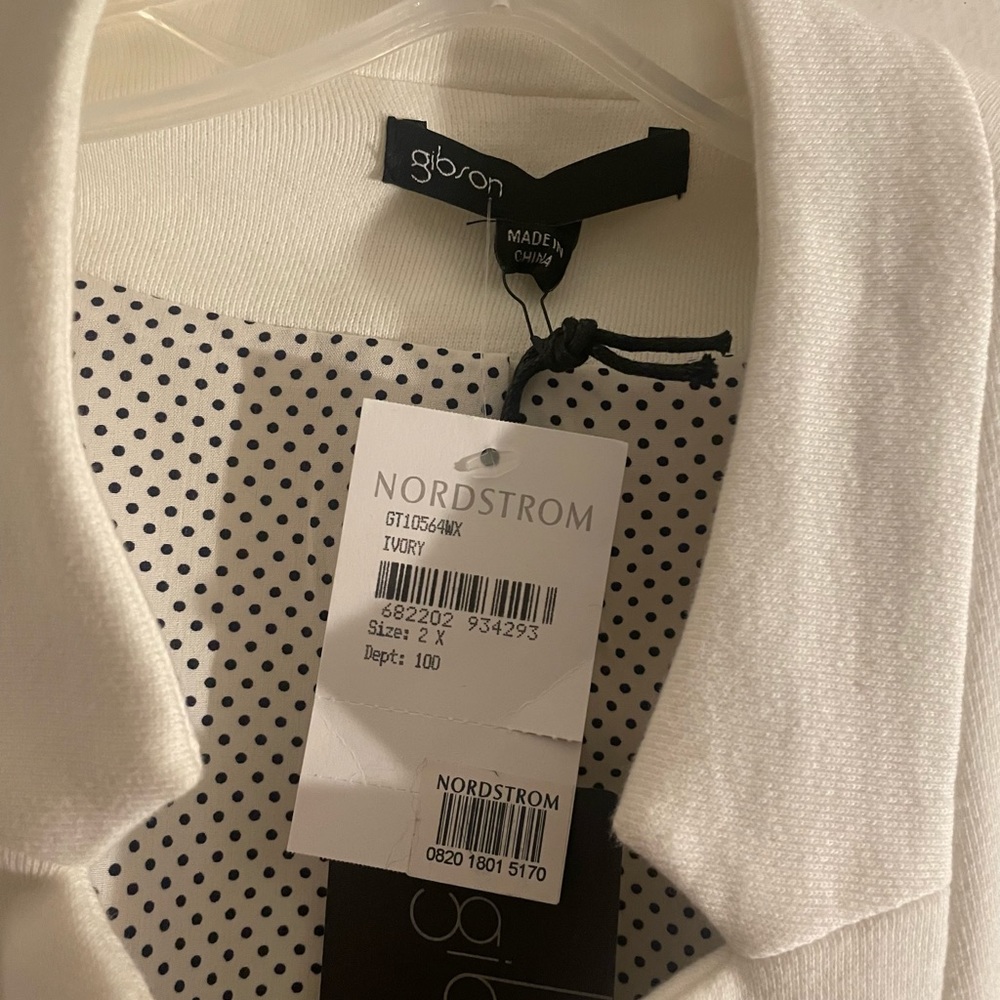 Gibson Ivory Blazer NWT size 2X - Picture 2 of 16